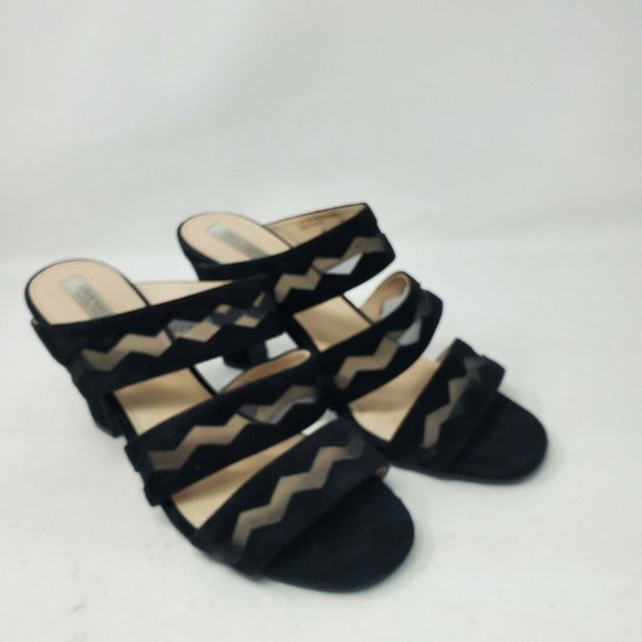 Cole Haan Black Suede Emilia Sandal (8) - Picture 3 of 7